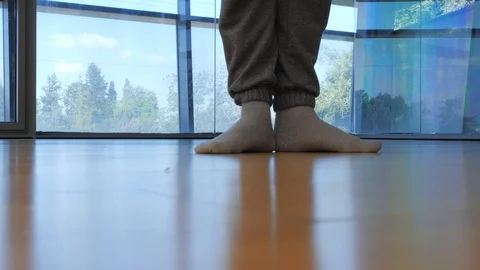 Dance feet jump Stock Footage 89693510