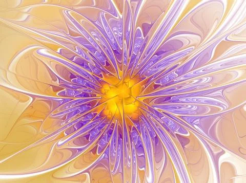 Dance of the fire-flower. Abstract background with soft brown shade with oil 스톡 일러스트