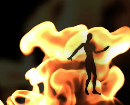 Dance in Fire PAL Video stock 89760