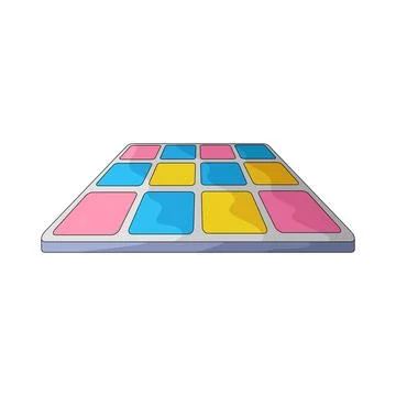 Dance floor illustration Stock Illustration