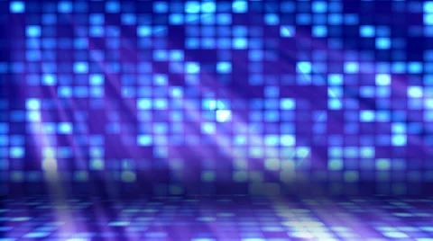 Dance Floor Lights 1-Loopable Bckground Stock Footage 52357653