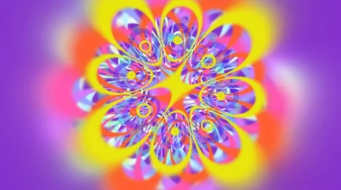 Dance of Flowers Stock Footage 8693573