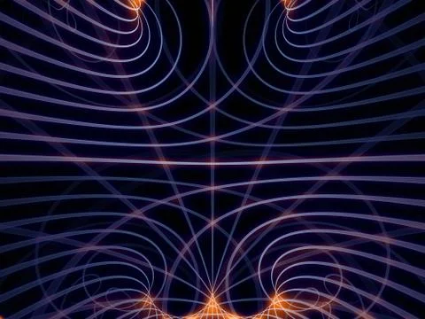 Dance of Grid Lines Stockillustratie