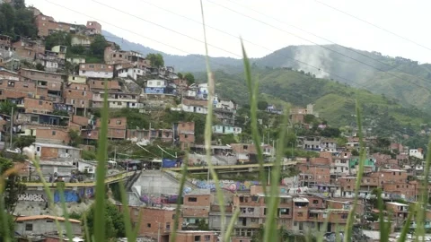 Dance Group Performing In Comuna 13 Medellin Colombia Stock Footage 207752387