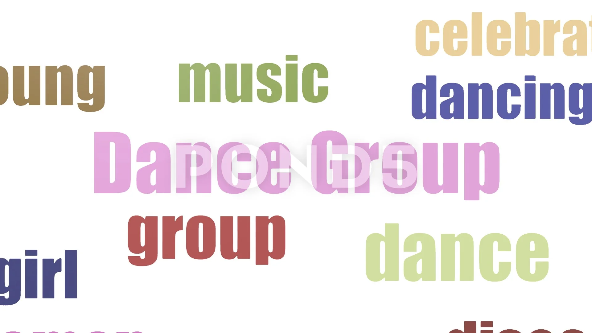 animated group dance