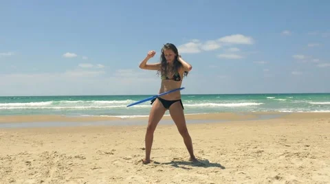 Dance hoop  hula hoop Stock-Footage 40545339