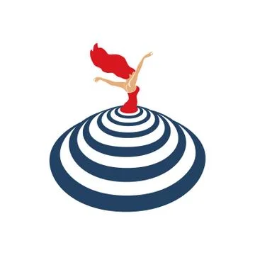 Dance icon concept Stock Illustration