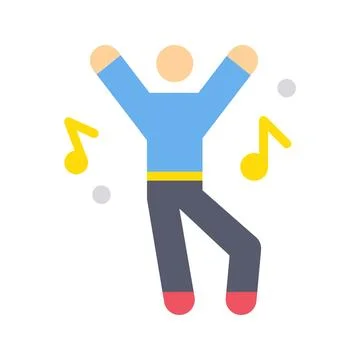 Dance Icon Image. Stock Illustration