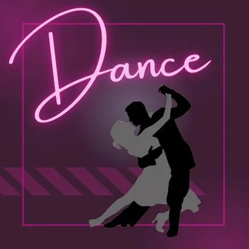 Dance Instagram Template Stock Illustration