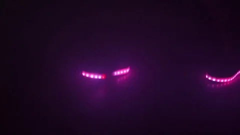 Dance in LED sneakers. Sneakers with a luminous sole. Stock Footage 80883229