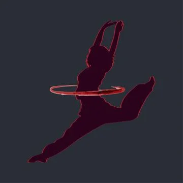 Dance logo vector design symbol Stock Illustration