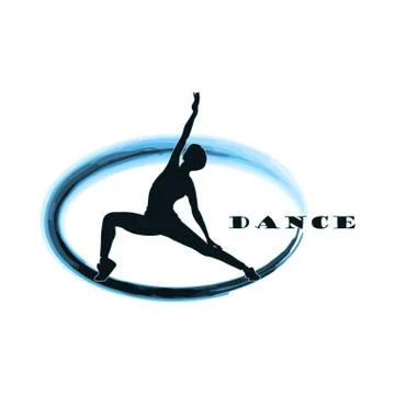 Dance logo vector design symbol Stock Illustration