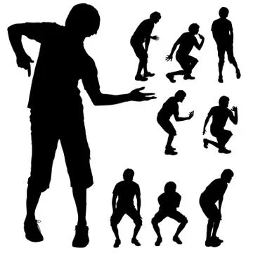 Dance man Stock Illustration