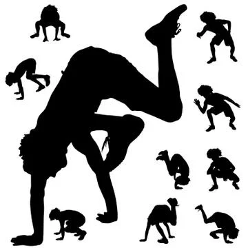 Dance man Stock Illustration