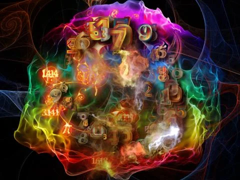 Dance of Math Visualization Illustration