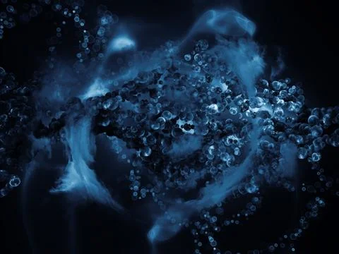 Dance of Microcosm Stock Illustration
