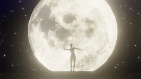 Dance with the Moon Stock-Footage 313001007