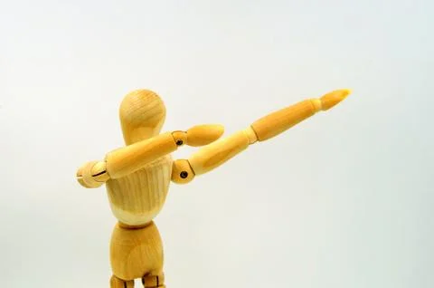Dance move Dab, also known als dabbing Stock Photos