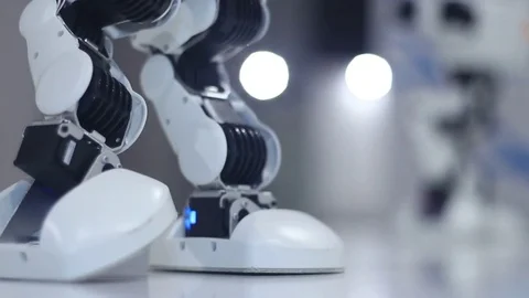 Dance moves smart robots Stock Footage 81787079
