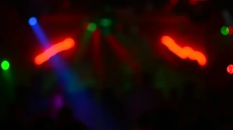 Dance at night club Stock Footage