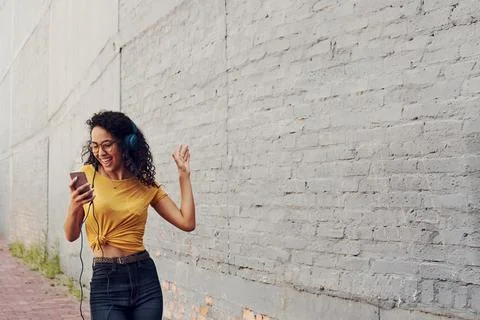 Dance like no one is watching Foto stock