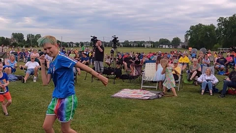 Dance Like No Ones Watching Video stock 156222370