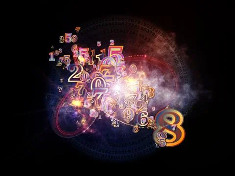 Dance of Numbers Illustrazione stock