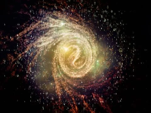 Dance of Numbers Illustrazione stock