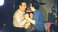 Dance Party Club Home Learning Lesson People 1960S Vintage Film Home Movie  Stock Footage