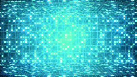 Dance Party Glittering Grid Stock Footage 97894435