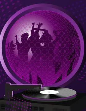 Dance party Stock Illustration