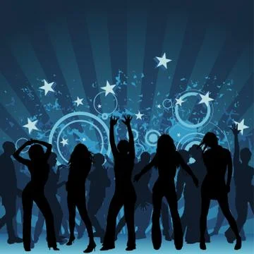 Dance Party Stock Illustration