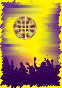 Dance party Stock Illustration
