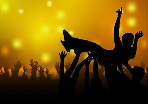 Dance Party Stock Illustration