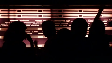 Dance Party in Night Club Stock Footage