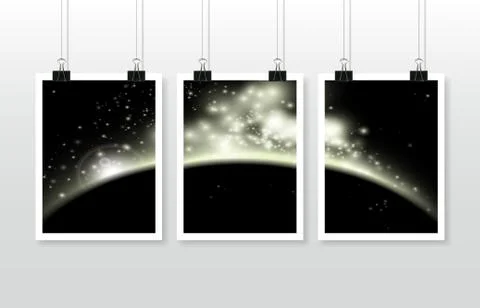 Dance party poster template Stock Illustration