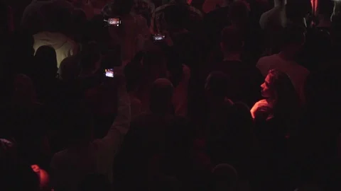 Dance party ravers Video stock 126358921