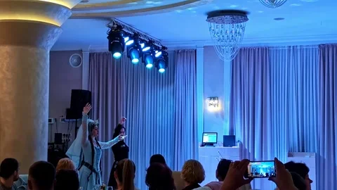 Dance performance on stage Stock Footage 337135547