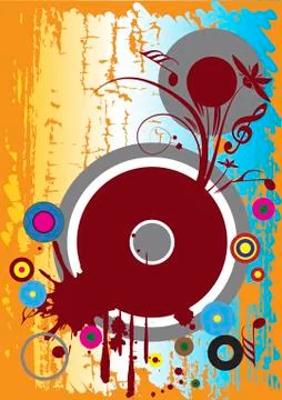 Dance poster Stock Illustration