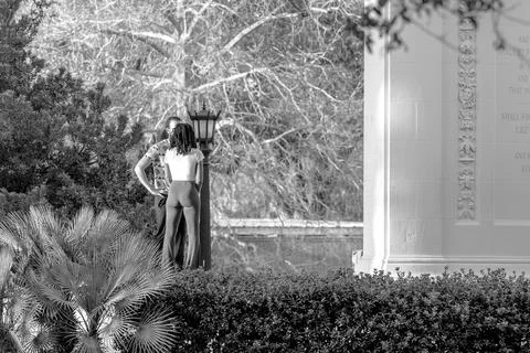 Dance Practice in Audubon Park, New Orleans Stock Photos