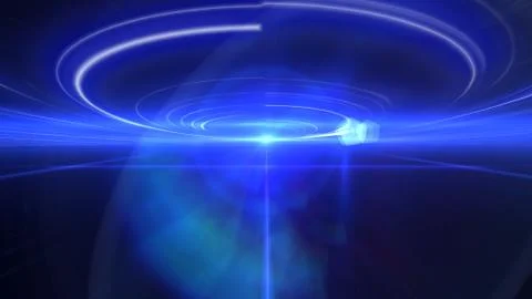 Dance ray light floor future Illustrazione stock