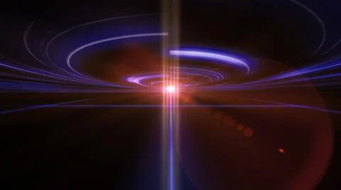 Dance ray light floor future Stock Illustration