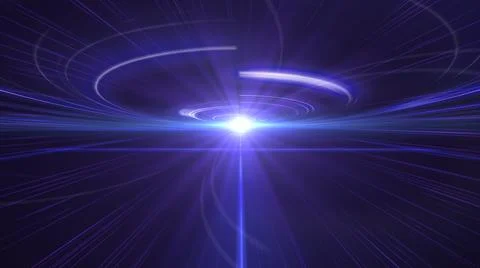 Dance ray light floor future Stock Illustration