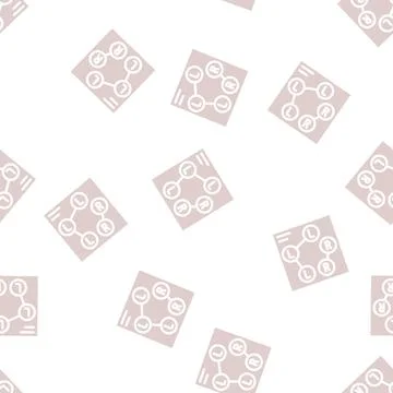 Dance scheme glyph vector seamless pattern 스톡 일러스트