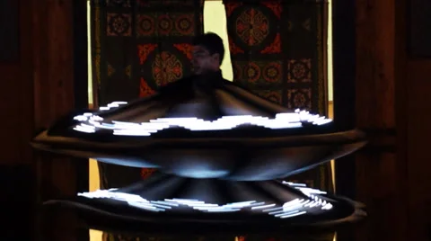 Dance show with lights Stock Footage 36381088