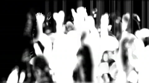 Dance Silhouettes Stock Footage 830240