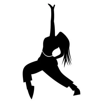 Dance simple icon 스톡 일러스트