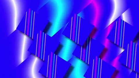 Dance of the squares. Stock Footage 140994889