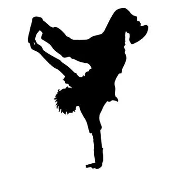 Dance. Street dance Stock Illustration