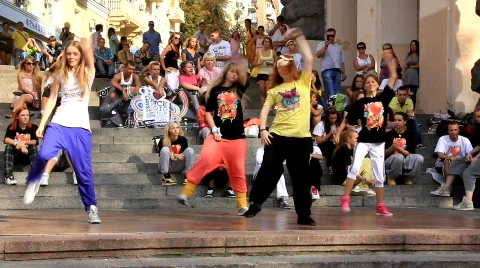 Dance team Stock Footage 826290